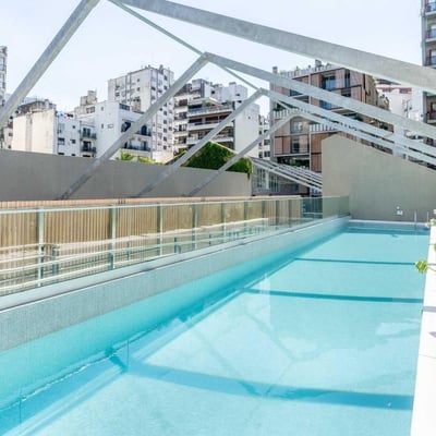 Аренда светлой меблированной студии, Реколета, Буэнос-Айрес, Аргентина